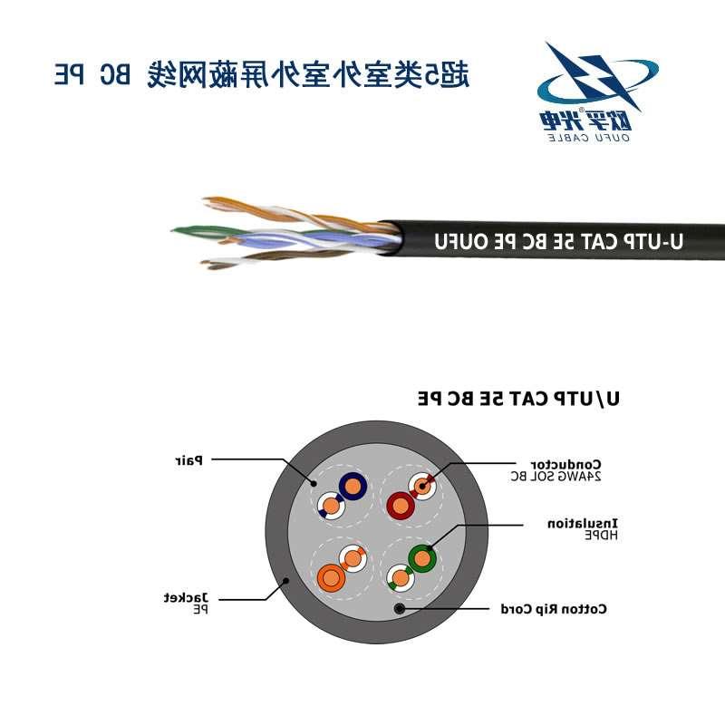 新界U/UTP超5类4对非屏蔽室外电缆(23AWG)