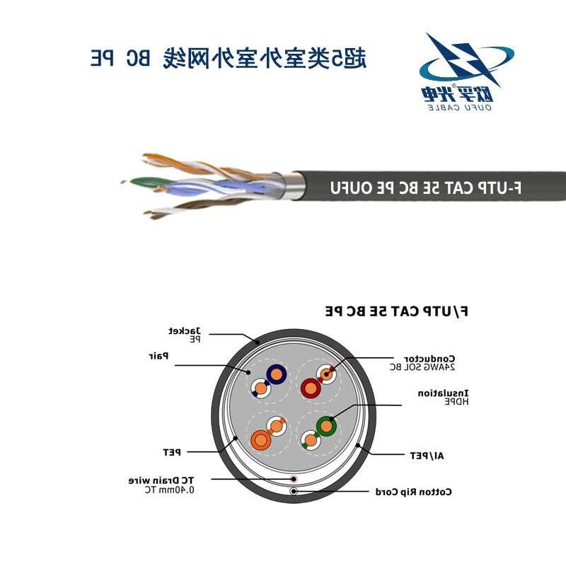 新界F/UTP超五类4对屏蔽室外电缆(24AWG)